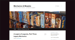 Desktop Screenshot of mechanics-and-meeples.com